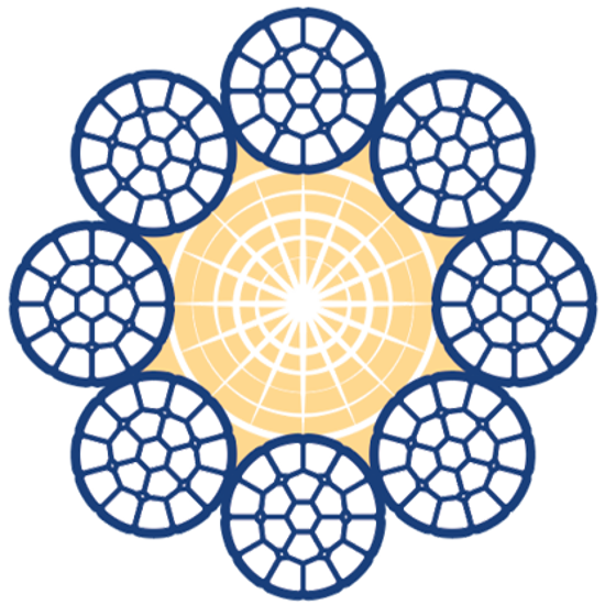 8x25 F FC COMPACT WIRE ROPES